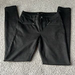 Aqua plaid leggings SZ S